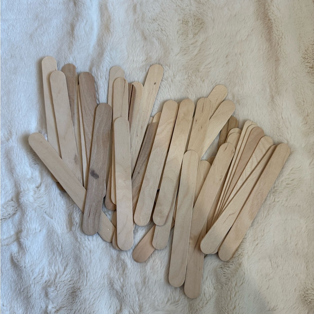 Bundle of Wooden Popsicle Sticks